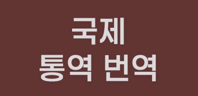 국제 동시 통역