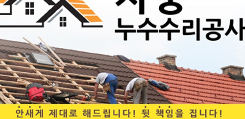 안새 지붕 누수 공사